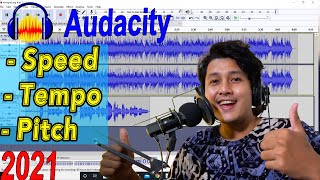 Effect speed, tempo, pitch | Audacity Tutorial screenshot 4