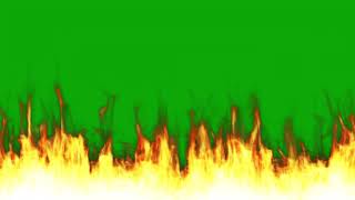 fire green screen animation video 1080P