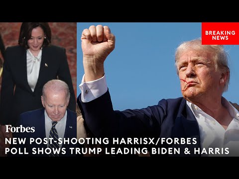 BREAKING NEWS: Trump Beats Biden, Crushes Harris In Post-Assassination Attempt HarrisX/Forbes Poll