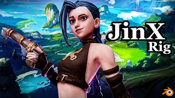 Jinx Rig For Blender 3.6x - 4.0 [Updated]
