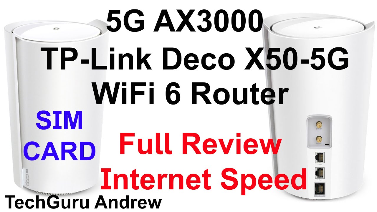 TP-Link Deco X50-5G AX3000 Whole Home Mesh Wi-Fi 6 