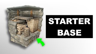 Starter base build | Compact build | ARK Survival Ascended