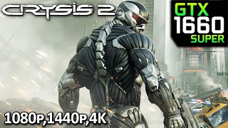 Crysis 2 : GTX 1660 Super | 1080p 1440p 4K | PC Gameplay Benchmark