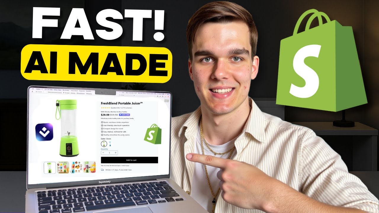 How to Make a Shopify Store with AI in 2025 | FAST & Easy Tutorial ...