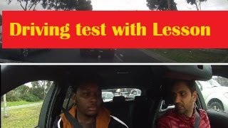 Driving test with Lesson