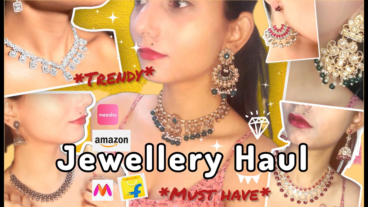 Jewellery Haul Ethnic Jewellery Wedding jwellery must have YouTube