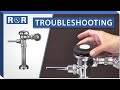 Troubleshooting a Sloan Regal Flushometer | Repair and Replace