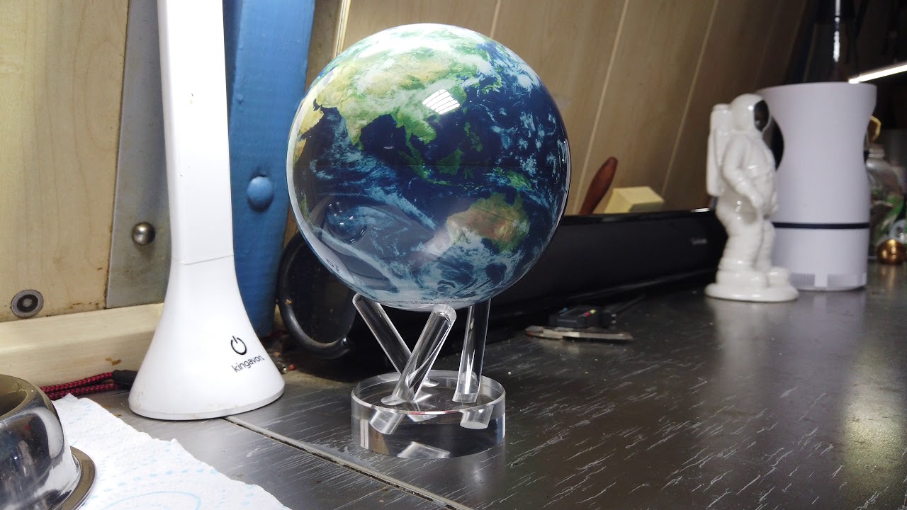 Earth With Clouds Mova Globe