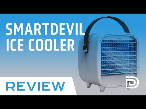 Portable Cooling Fan with Icebox // SmartDevil Personal Air Cooler Review