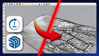SketchUp - How to Import a Digital Terrain Model (DTM) into SketchUp