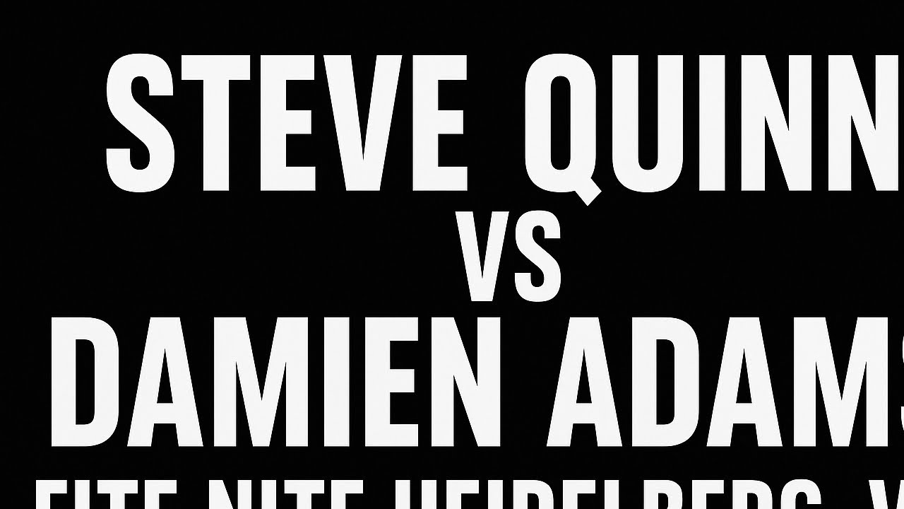 Damien Steve R Steve Quinn vs Damien Adams on Fite Nite Heidelberg Vic Nov 24th, 1992 ...