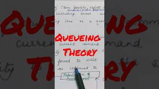 Queueing Theory - learn in 40 secs #operationresearch #csirnet #queues