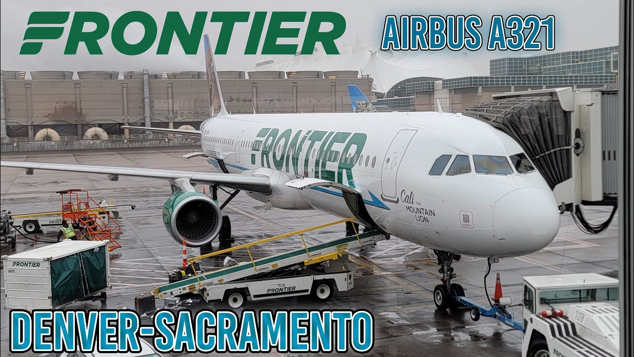 Trip Report | Frontier Airlines Airbus A321 Economy (Den-Smf)