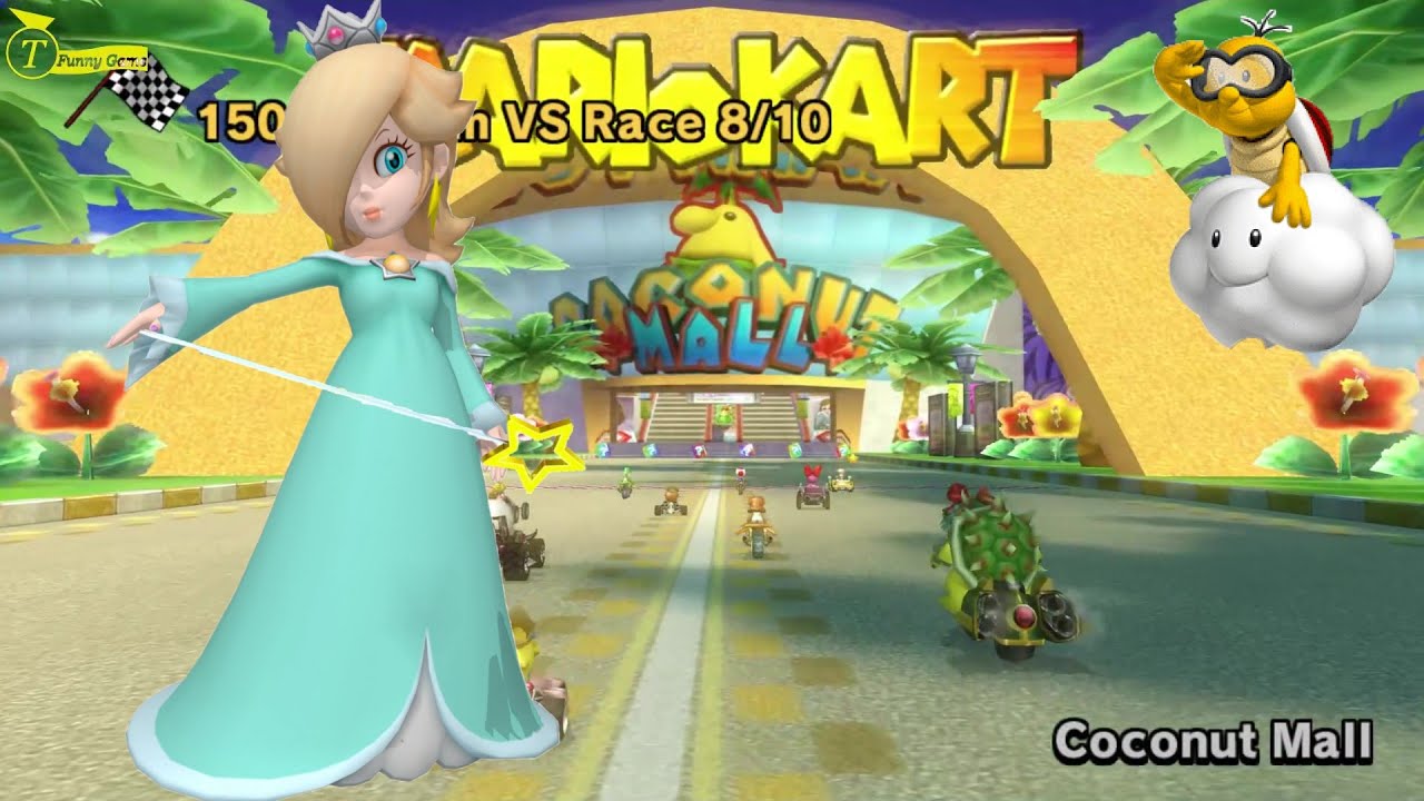 Mario Kart Wii 150cc Cup Team vs Race #4 (Rosalina GamePlay)