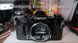 Canon AE-1 Repair