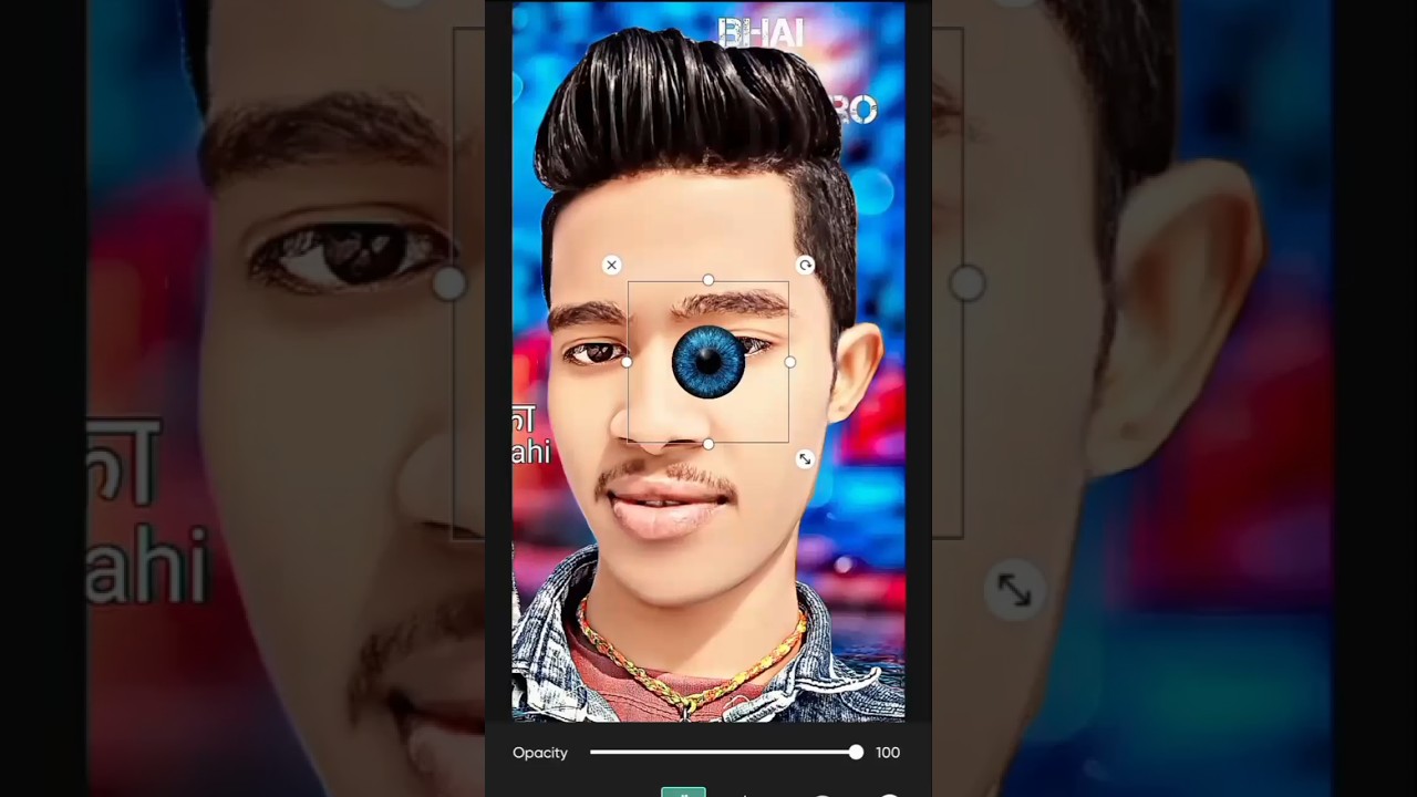 eye lens editing khtrnak editor PicsArt shorts short YouTube