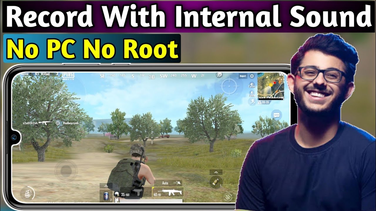 How to Record PUBG Mobile With Internal Audio On Android | Record ...