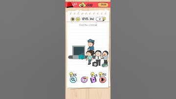 find the criminal brain test level 340