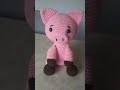 FREE Easy Crochet Pig Pattern 🐷 | Beginner Amigurumi Sitting Pig (Quick &amp; Cute!)