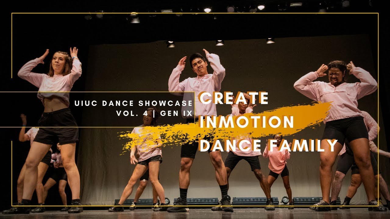 UIUC Dance Showcase IV Create InMotion Dance Family [front view] - YouTube