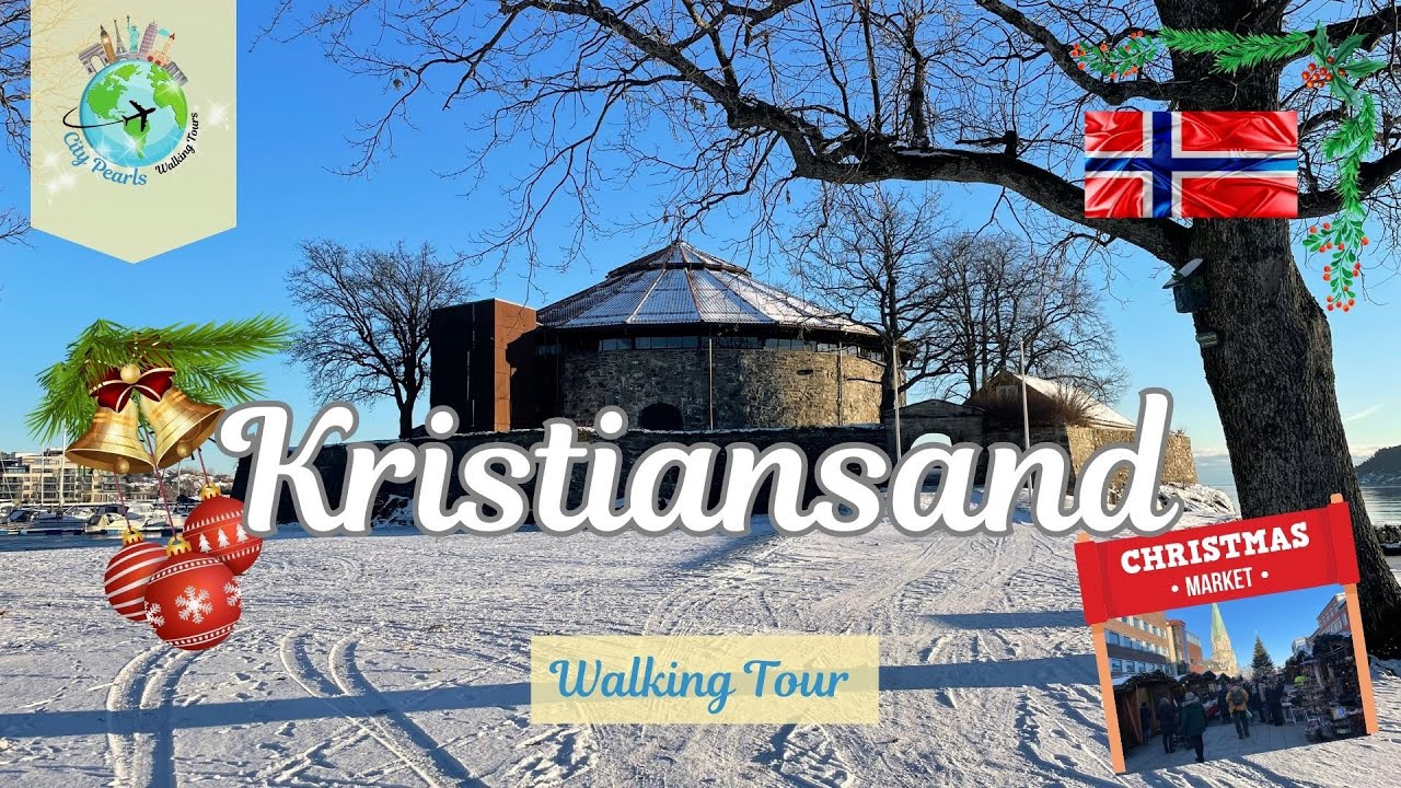 KRISTIANSAND, NORWAY 🇳🇴 | WALKING TOUR (CHRISTMAS FEELING🎄)