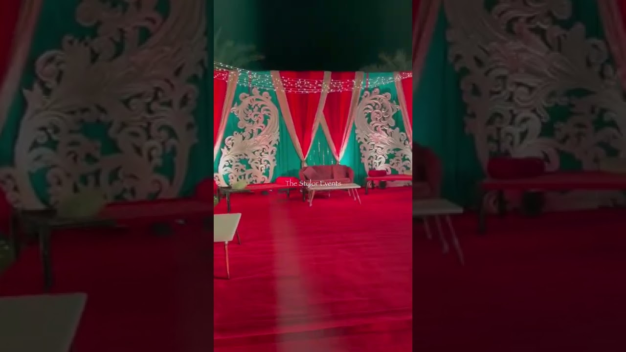 Ladies Sangeet Decor | Pre-Wedding Decoration | The Stylor Events | Jalandhar