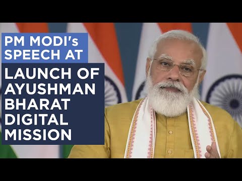 PM Modi's speech at launch of Ayushman Bharat Digital Mission