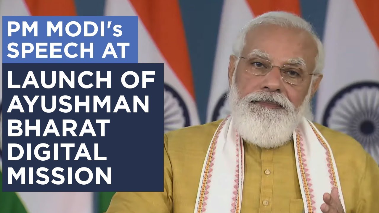PM Modi's speech at launch of Ayushman Bharat Digital Mission