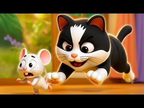 😺 Meow Meow Billi | Funny Cat Song | Billi Karti Meow Meow | Learn Animal Sounds | Balgeet | hindi