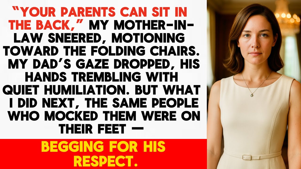 They Said My Parents Didn’t Deserve a Seat at the Table — By Dessert, They Were on Their Knees