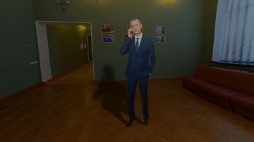 Blender virtucamera greenscreen 360 photo converted to 3d room model.