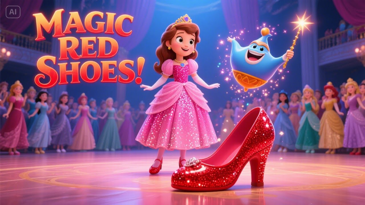 The Princess and the Red Shoes 👑 | A Magical Fairy Tale Story for Kids ...