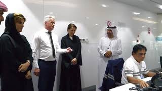 Her Excellency Mariam bint Mohammed Saeed Hareb Al Mehairi visited Abu Dhabi Terminals Information