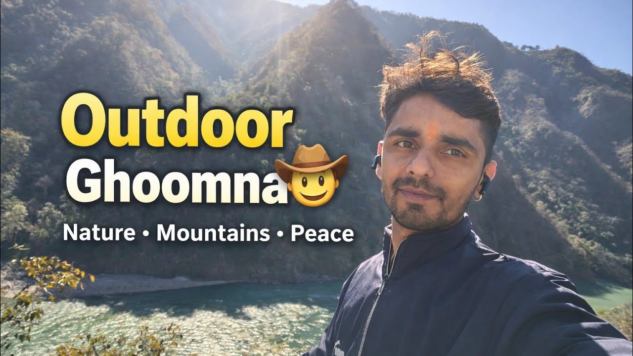 Aaj rat ko aagya byasi ghumne 😀🙏 