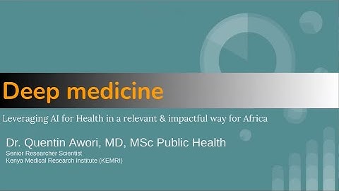Deep Medicine: Leveraging AI for health in a relevant and impactful way in Africa