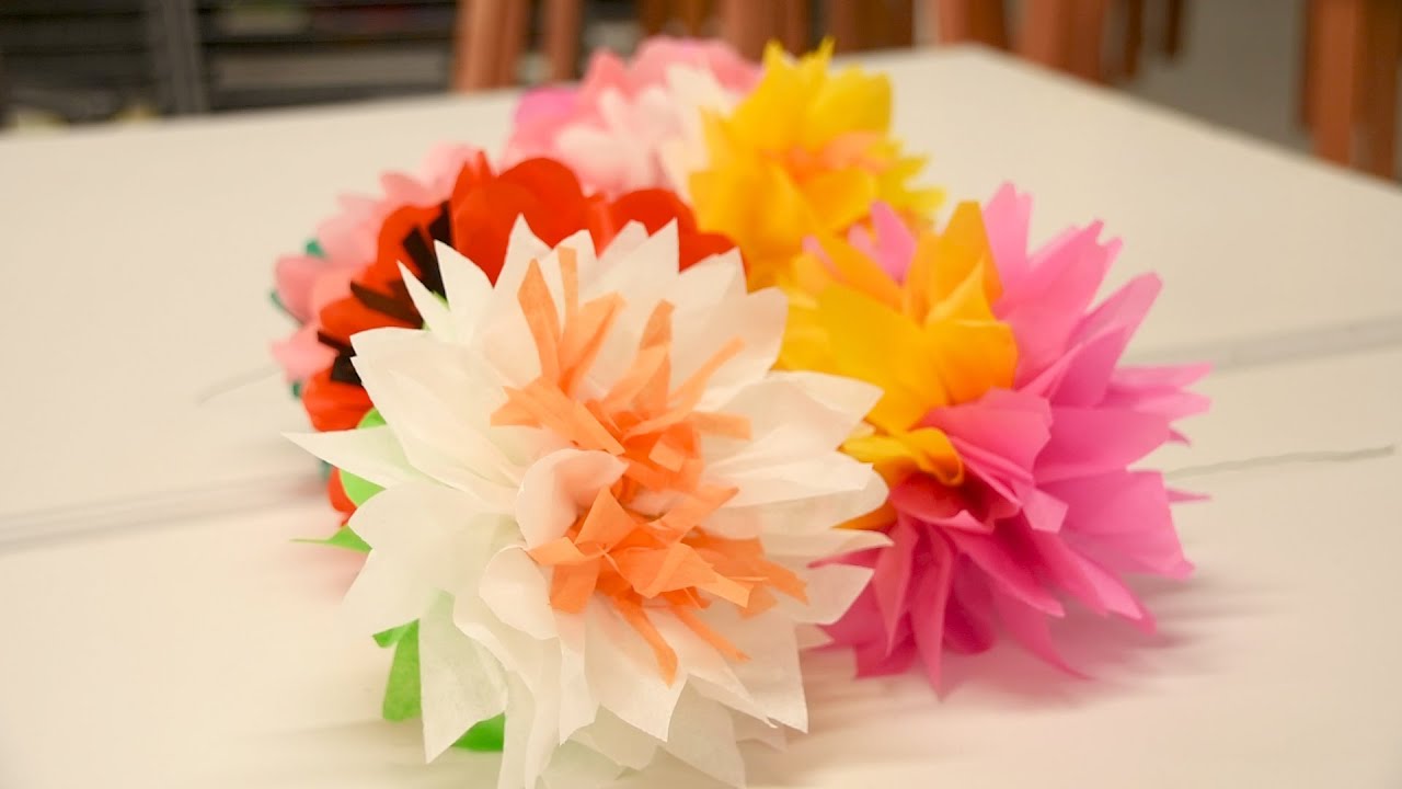 Silkkipaperikukka Blomma Av Silkespapper YouTube silkkipaperikukka-blomma-av-silkespapper-youtube