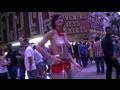 Walking tour of Fremont Street at Night in Downtown Las ...