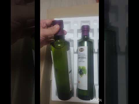 GRAPE SEED OIL FROM SPAIN (Unboxing gifts from the Bank)