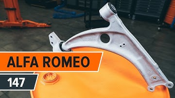 How to change suspension arm on ALFA ROMEO 147 (937) [TUTORIAL AUTODOC]