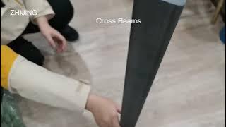 Custom Silicon carbide ceramic SIC/SISIC square cross beams for tunnel kilns