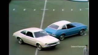 1971 Ford Pinto Commercial -  The National American Introduction of the Pinto on TV