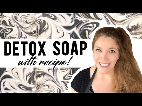 Detox Activated Charcoal Soap | Cold Process Soap Recipe | Space City Soaps