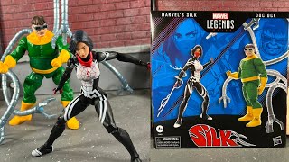 Marvel Legends Silk & Doc Ock Amazon Exclusive 2 Pack Action Figure Review
