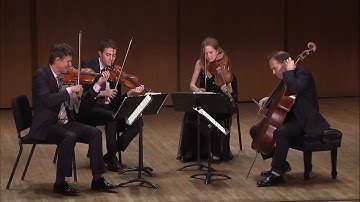 St. Lawrence String Quartet performs Haydn: Quartet in D Major, Op. 71, No. 2 -- Menuetto: Allegro