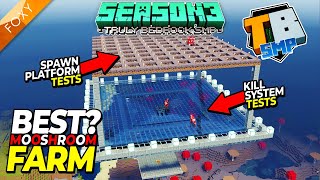 AFK BEEF & LEATHER FARM 🐮🤠 |Truly Bedrock Season 3 [16] | Minecraft Bedrock Edition