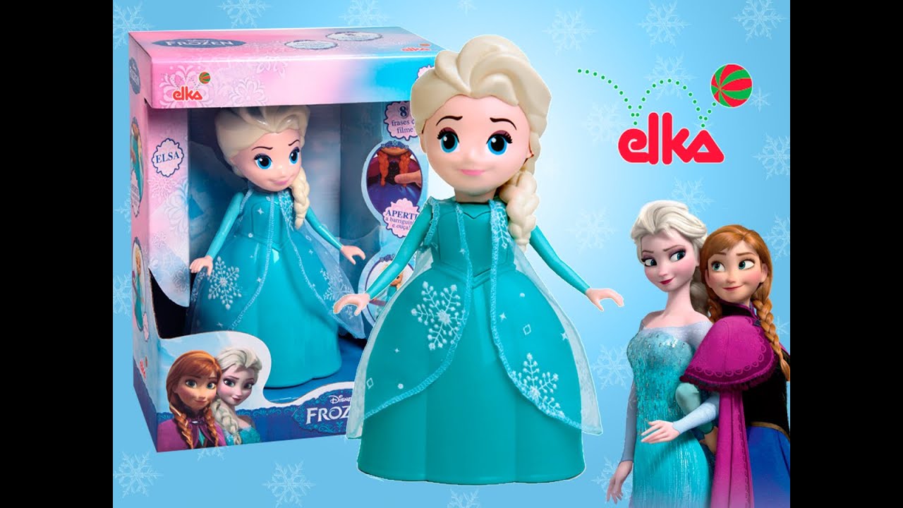 Boneca Frozen Elsa Musical Dançarina Disney Presente Menina