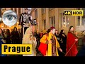 Prague Night Walking Tour with Strange People to Old Town - Dušičky 🇨🇿 Czech Republic 4k HDR ASMR