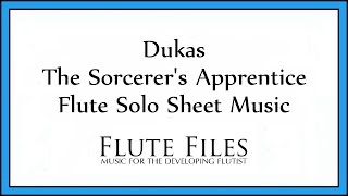 Dukas - The Sorcerer's Apprentice - Flute Solo