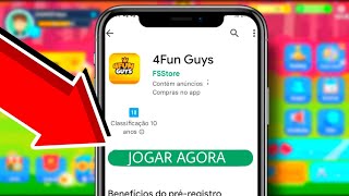 🎮 COMO JOGAR o 4FUN GUYS antes de TODO MUNDO no CELULAR screenshot 1