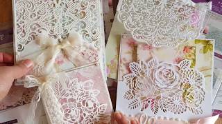 Elegant Cards using Crafters Companion Create A Card Dies